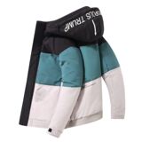 羽绒服男女同款短款加厚冬新款连帽外套户外情侣工装YR9801P100，男装羽绒服，星座1410（原1902A）