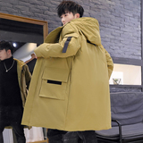 新款男士中长款羽绒服冬装外套男加厚户外防寒羽绒服YR2086-P120，男装羽绒服，星座1410（原1902A）