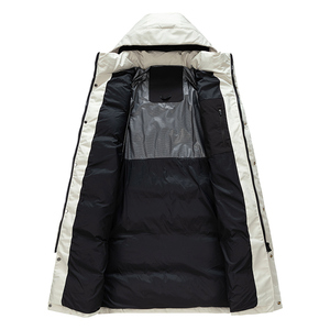 中长款90%绒羽绒服新款潮牌百搭连帽加厚情侣冬季外套YR2336P268图片
