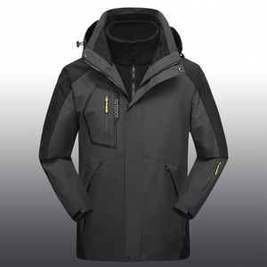 秋冬男女款夹克户外三合一冲锋衣拆卸两件套登山服 CF1203-2P105图片