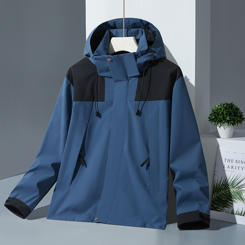 春秋户外运动冲锋衣男女情侣防水防风衣登山服夹克外套JK2366P45,男装夹克,星座1410（原1902A）