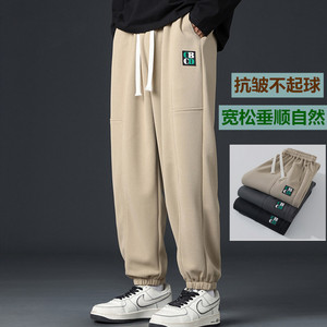 秋季日系潮牌束脚裤高街ins潮流宽松休闲裤男士卫裤 K303P35图片