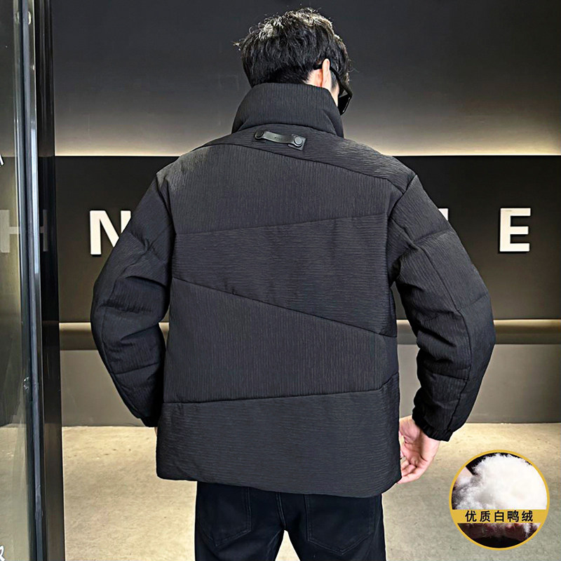 羽绒服男冬季情侣款休闲工装立领运动风保暖外套男YR24506P150,男装羽绒服,星座1410（原1902A）