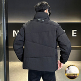 羽绒服男冬季情侣款休闲工装立领运动风保暖外套男YR24506P150，男装羽绒服，星座1410（原1902A）