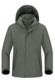 秋冬男女款夹克户外三合一冲锋衣可拆卸两件套登山服CF2577P145，男装夹克，星座1410（原1902A）