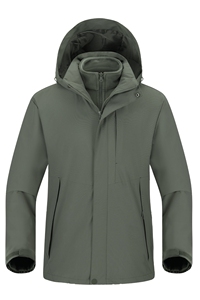 秋冬男女款夹克户外三合一冲锋衣可拆卸两件套登山服 CF2577P145图片