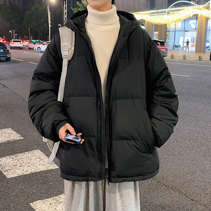羽绒服短款90绒冬季连帽韩版时尚百搭纯色加厚保暖外套YR2332P190,男装羽绒服,星座1410（原1902A）