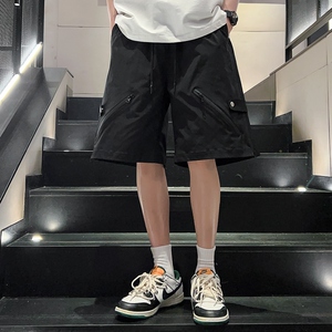 2026新休闲裤男女同款夏季潮流机能工装风系列五分裤短裤DK602P38图片