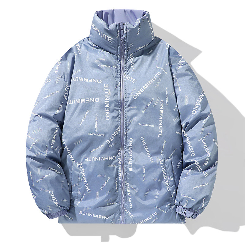 秋冬男女棉衣外套羽绒棉服情侣厚棉袄面包服双面穿棉衣MY2309P58,男装棉衣,星座1410（原1902A）