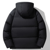 男女运动休闲白鸭绒保暖上衣冬季羽绒服男短款连帽外套YR1312P110，男装羽绒服，星座1410（原1902A）