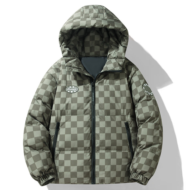 2026新白鸭绒羽绒服男士宽松连帽短款上衣潮牌时尚外套YR2305P140，男装羽绒服，星座1410（原1902A）