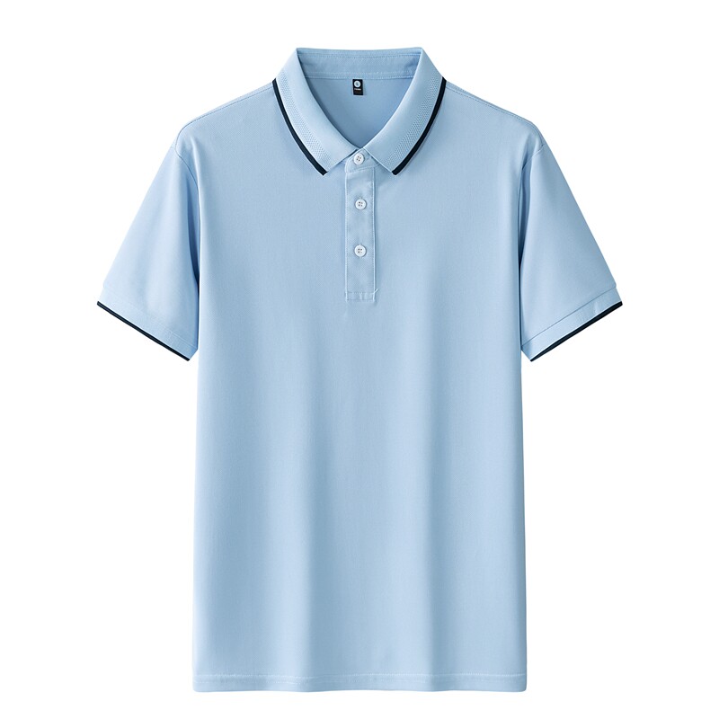 新款男士POLO衫春夏季纯色简约公版上衣商务短袖T恤衫PL3381P25,男装Polo衫,星座1410（原1902A）