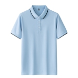 新款男士POLO衫春夏季纯色简约公版上衣商务短袖T恤衫PL3381P25，男装Polo衫，星座1410（原1902A）