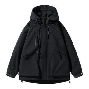 户外工装外套男士休闲防风防水冲锋衣女滑雪登山情侣夹克JK136P82图片