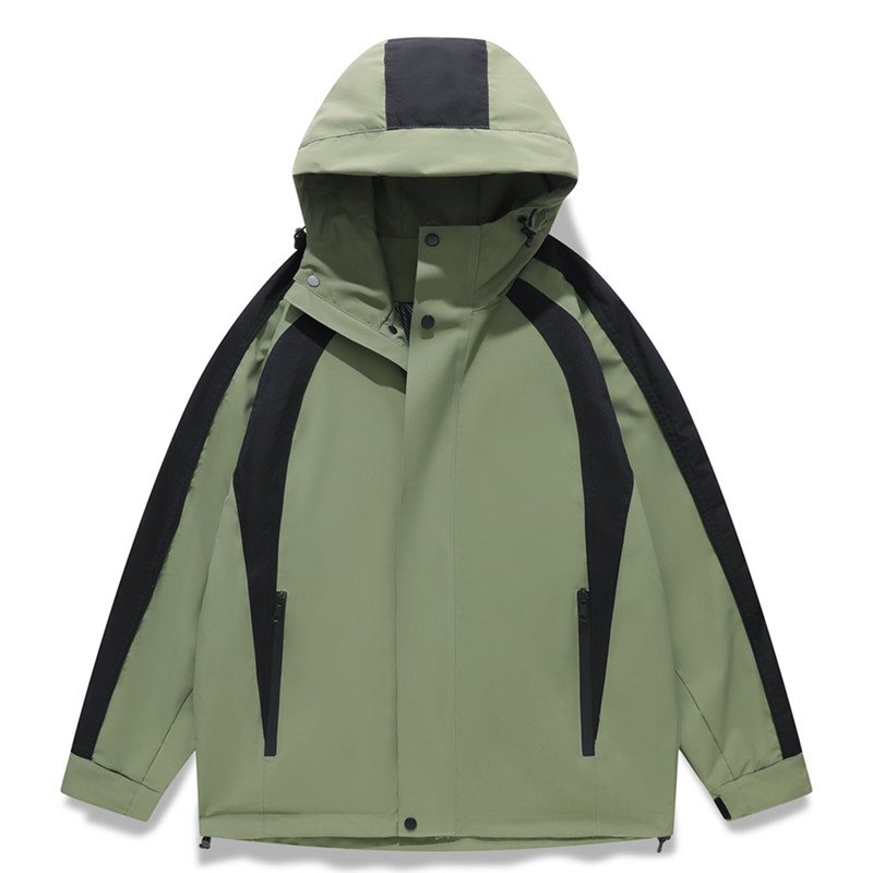 春秋户外运动冲锋衣男女情侣款防水防风滑雪登山服夹克 JK8859P65图片