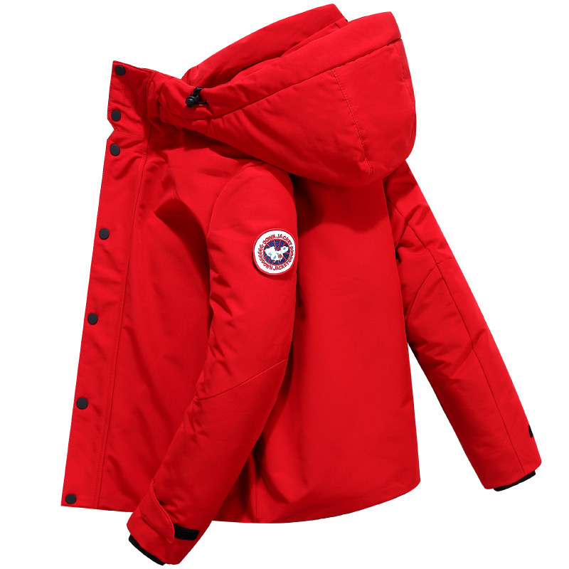 冬新品男装男士加厚羽绒服情侣款白鸭绒户外工装外套YR9819-P100，男装羽绒服，星座1410（原1902A）