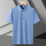 男士男款商务中老年夏季冰丝速干清凉POLO衫短袖T恤翻领DT8862P32，男装Polo衫，星座1410（原1902A）