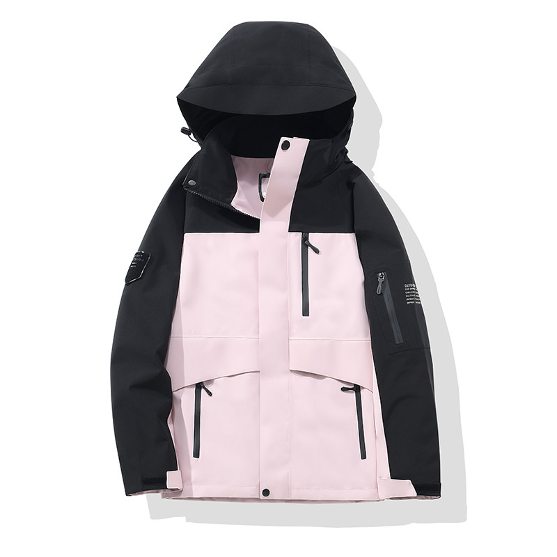 冲锋衣年春秋冬季新款男女防风防水时尚拼色旅行登山服CF613P185,男装夹克,星座1410（原1902A）