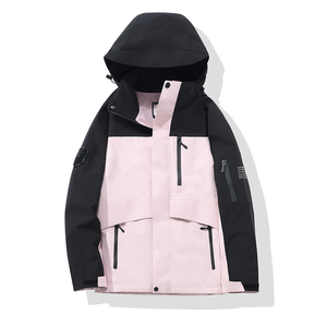 冲锋衣年春秋冬季新款男女防风防水时尚拼色旅行登山服CF613P185图片