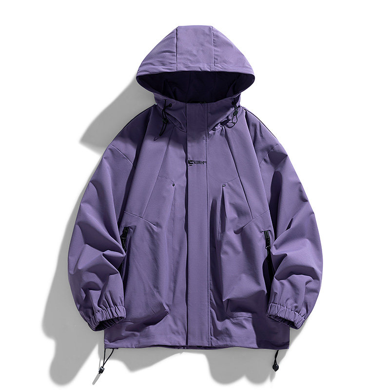男女同款户外潮冲锋衣防水防风夹克户外情侣登山夹克JK23-745P40,男装夹克,星座1410（原1902A）