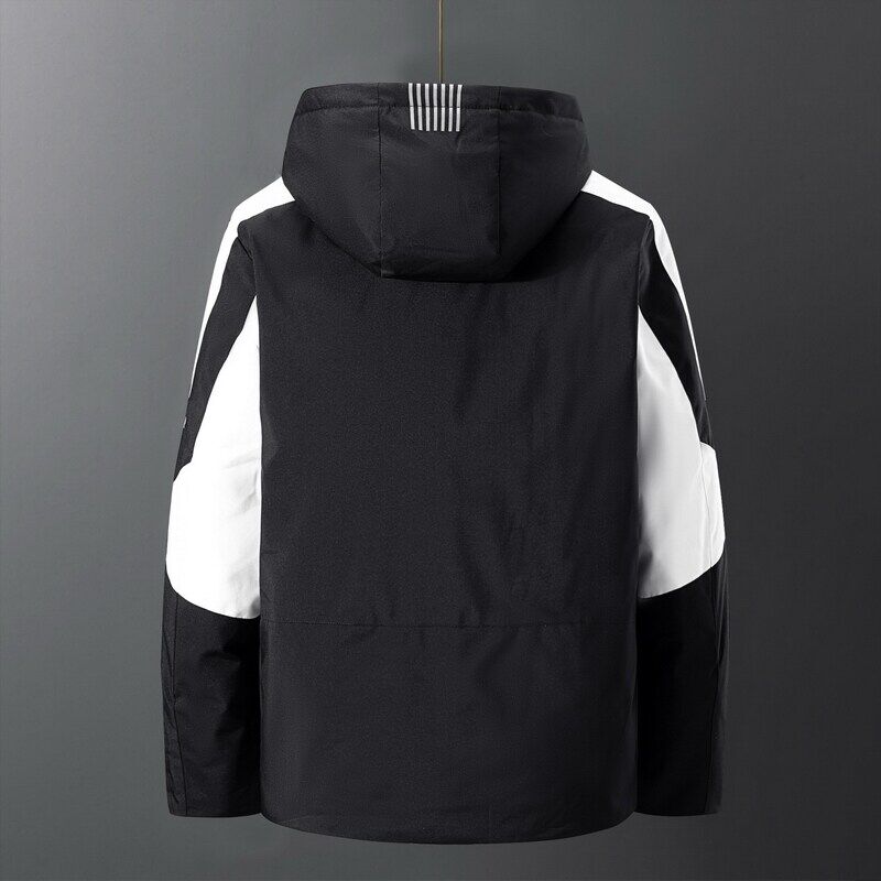 冬装新款羽绒服男士短款加厚保暖连帽外套男潮流YR9809P70,男装羽绒服,星座1410（原1902A）
