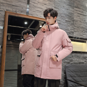 新款男士中长款羽绒服冬装外套男加厚羽绒服BLLZ-R102-P150图片
