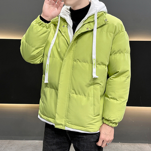 立领棉衣男女外套秋冬季潮加绒加厚保暖防寒情侣羽绒棉服MY062P55图片