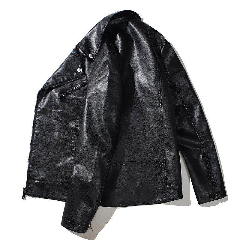 跨境外贸男士外套春秋皮衣飞行夹克男装PU皮机车服皮衣男PY618P86,男装夹克,星座1410（原1902A）