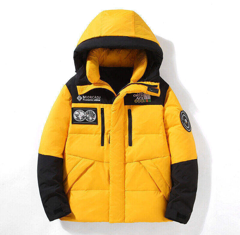 2023羽绒服情侣外套韩版潮流帅气亮面男加厚外套潮牌YR9850-P60，男装羽绒服，星座1410（原1902A）