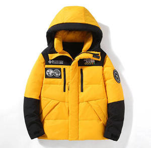 2023羽绒服情侣外套韩版潮流帅气亮面男加厚外套潮牌 YR9850-P60，男装羽绒服，星座1410（原1902A）