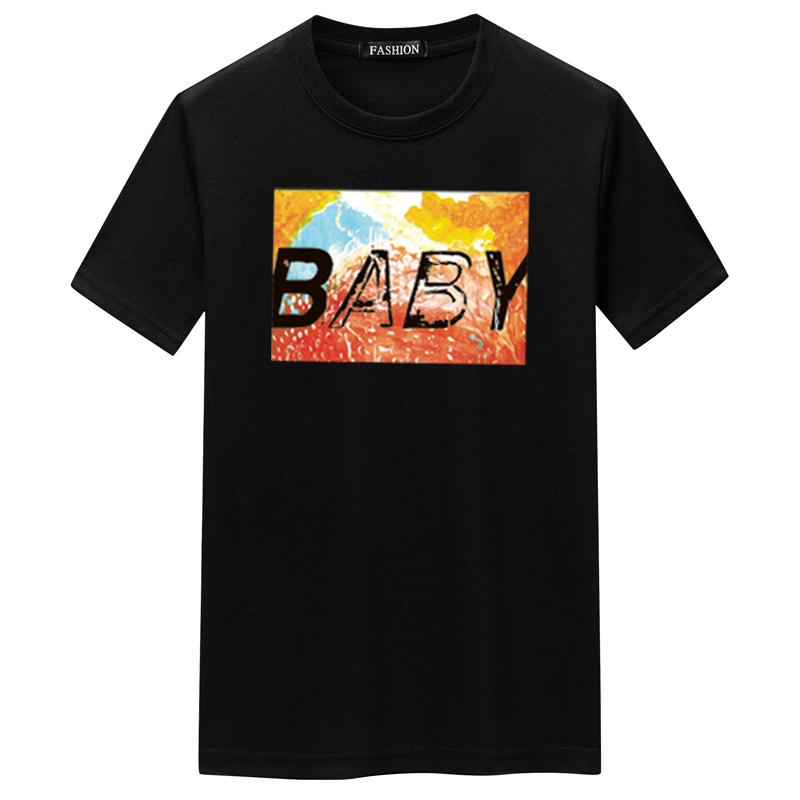 夏季男士短袖t恤青春宽松CVC60%棉新款男装DT3273-BABY-P15,男装T恤,星座1410（原1902A）