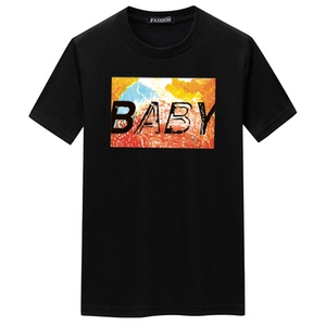 夏季男士短袖t恤青春宽松CVC60%棉新款男装DT3273-BABY-P15图片
