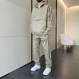 春秋季工装夹克套装男女青少年潮牌宽松夹克长裤两件装TZ566P100，男装夹克，星座1410（原1902A）