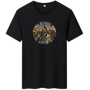 夏季男士短袖t恤潮流潮牌宽松纯棉大码T恤2024新 DT4128-纽约-P16图片