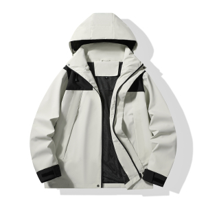 春秋户外运动冲锋衣男女情侣款防水防风滑雪登山服夹克 JK2366P45图片