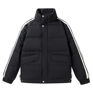 90%羽绒服情侣同款短款立领工装加厚防风防寒外套YR2209P150图片