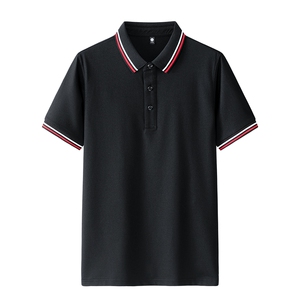男士棉质POLO衫夏季纯色公版上衣商务短袖T恤衫薄款二开PL3392P40图片