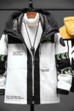 2021新款工装短款青少年加厚冬装男款大码外套羽绒服YR9816P140，男装羽绒服，星座1410（原1902A）