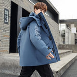2021冬新款男士中长款情侣装工装男羽绒服外套男装大衣YR1398，男装羽绒服，星座1410（原1902A）
