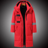 2024冬新款男士加厚长款羽绒服白鸭绒可脱卸帽外套男装YR2097P130，男装羽绒服，星座1902A（原星座1216）