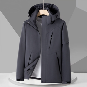 春秋户外运动冲锋衣男女情侣款防水防风滑雪登山服夹克JK55662P65图片