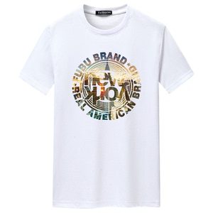 夏季男短袖t恤潮流宽松CVC60%棉衣服新款男装DT3128-纽约-P15图片