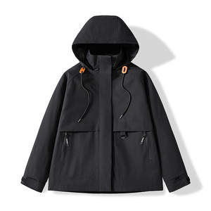 春秋夹克男女款户外薄款登山服防水风衣休闲冲锋衣外套 JK8910P70图片
