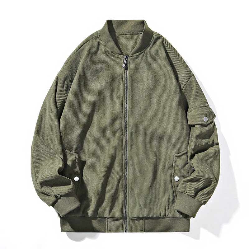工装夹克男女同款潮户外休闲宽松外套情侣飞行服夹克男 JK8886P70图片