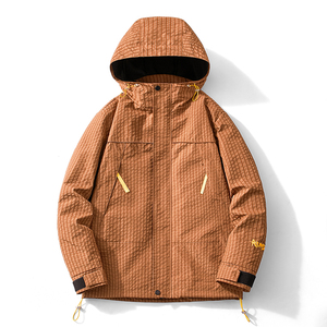 春秋户外运动冲锋衣男女情侣款防水防风滑雪登山服夹克 JK-T90P85图片
