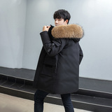 2021新款男士中长款羽绒服冬装外套男加厚户外羽绒服P160，男装羽绒服，星座1410（原1902A）
