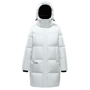 5808冬季情侣装羽绒服男女同款过膝加厚保暖中长款外套 YR026P240图片