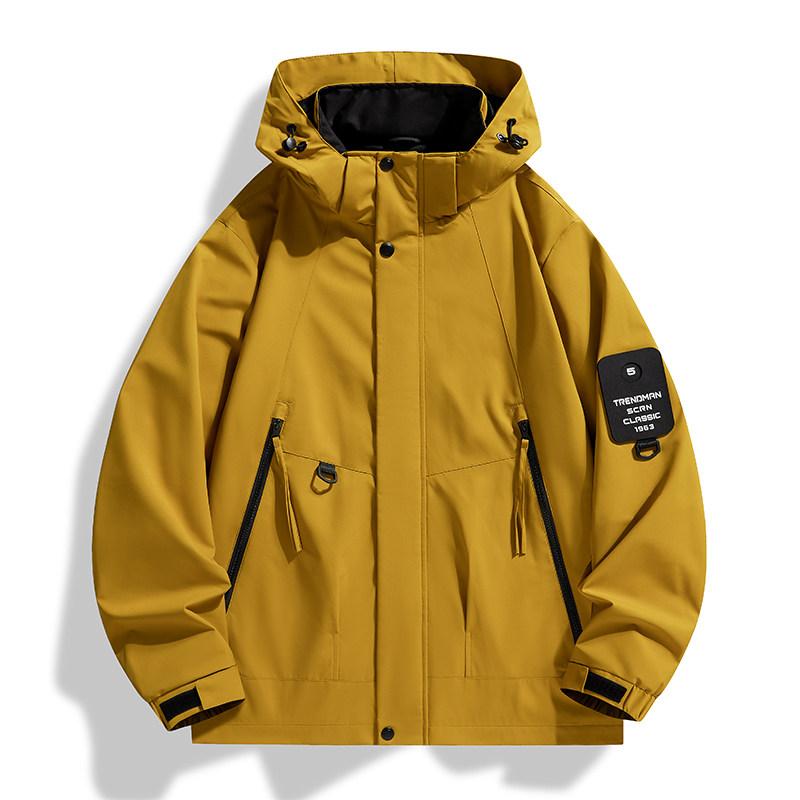 M-8XL春秋户外冲锋衣男女登山服情侣大码风衣夹克男JK9909-1P75,男装夹克,星座1410（原1902A）
