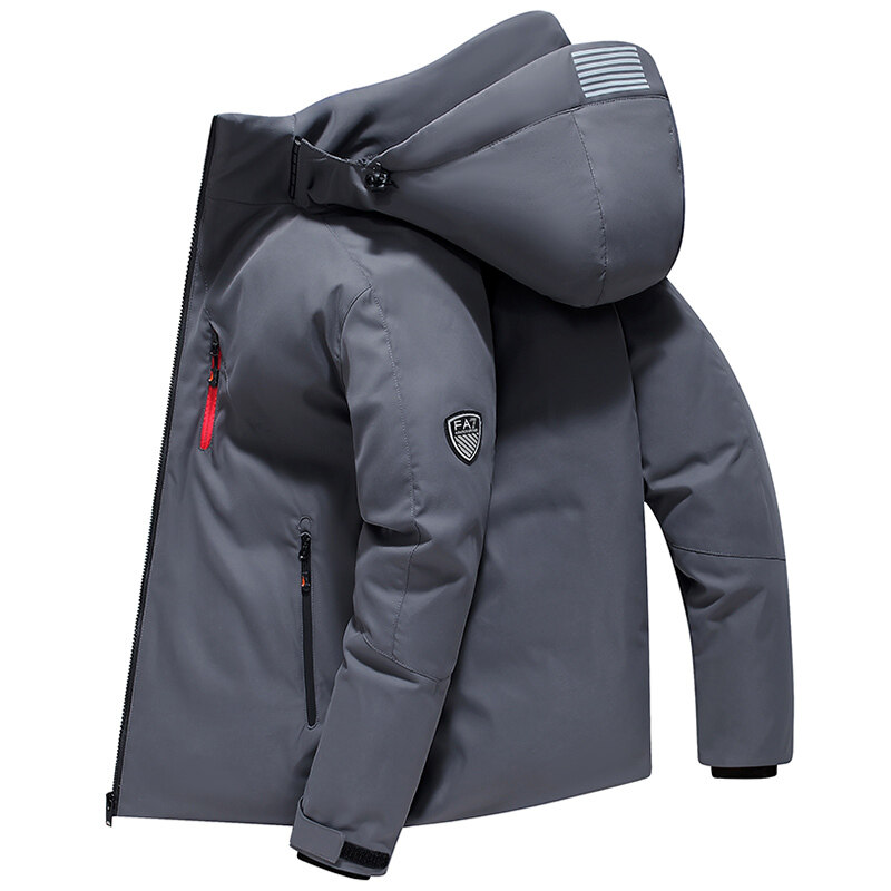 新款羽绒服男士工装连帽冬季羽绒外套潮流男YR9876P150，男装羽绒服，星座1902A（原星座1216）