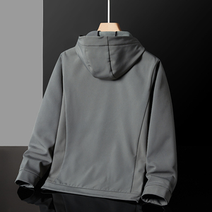 软壳冲锋衣男秋春季外套防风防水连帽夹克防水服内胆 CF9979P80图片